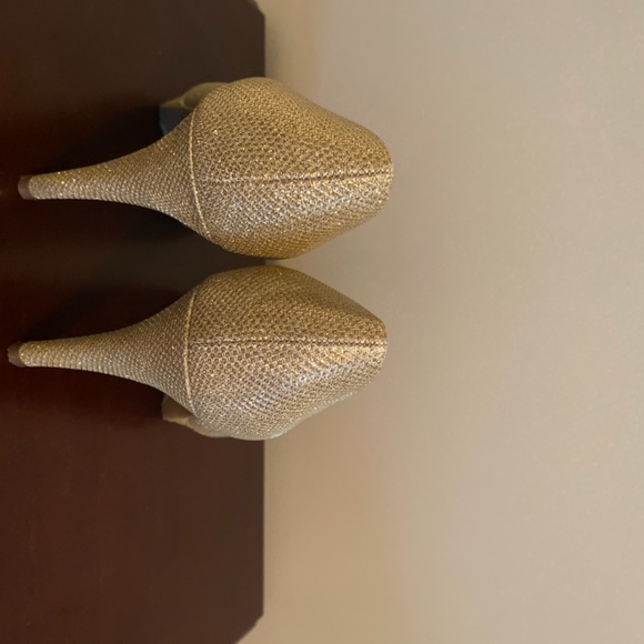 Fergalicious Metallic Gold Heels - Picture 2 of 3